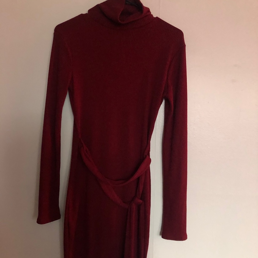 Body Con Dress with Tie